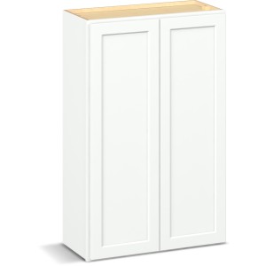 Reliabilt Parkstone II Reliabilt Parkstone II Brilliant White Wall Cabinet, 2 Doors, 27-in x 42-in - 641258 | Lowe's Pro Supply